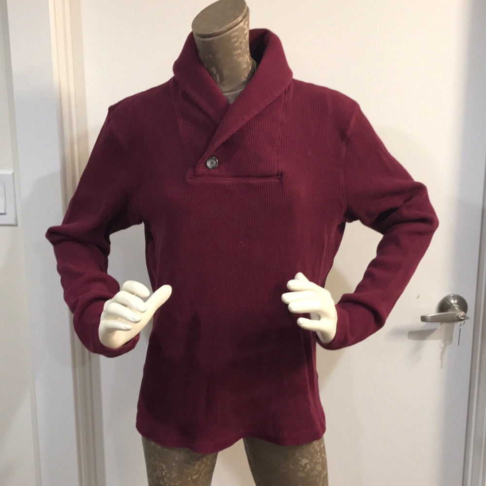 Michael Kors Waffle Shawl Sweater